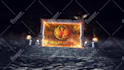 video intro outro of horse, wolf, lion or panther, logo animation