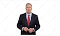 create a white screen spokesperson video