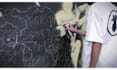 make real graffiti and characters on the wall