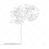 do unique single continue, one line art and animation