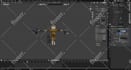 rig 3d character in maya or blender for unreal, unity or animation