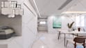 create a realistic 3d rendering walkthrough video clip