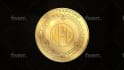 design coin logo, bitcoin, metallic crypto company tokens
