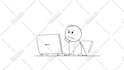 create drawing stick figure character video