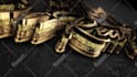 create 3d gold video intro logo animation