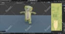 model 3d low poly character, rigging for game  and animation