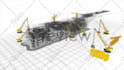 make 3d real estate construction logo animation intros