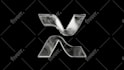 create glass 3d rotating logo or 3d spinning animation
