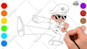 make 100 kids learning coloring page videos for youtube kids