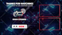 make youtube outro, end screen animation