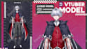 design vtuber model high quality live2d and rigging for vtube studio