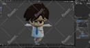 rig your 3d model in blender for game engines or animation