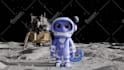 create a cute 3d character or mascot for games and animation