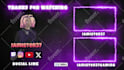create high quality vtuber animated intro outro video for ,twitch, kick, youtube