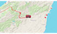 make travel map animation for flight path and driving route