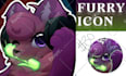 draw chibi furry icon