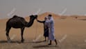 create a happy birthday video from the sahara desert