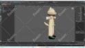 rig 3d model in maya for animation, unreal, unity