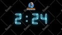 create 4k countdown or count up clocks with a personalized animation video