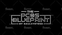 make a blueprint drawing logo reveal intro