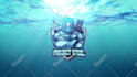 create this underwater logo animation