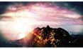 create cinematic sky mountain metallic gold 3d logo reveal intro animation