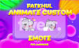 create custom made animated emote for twitch or discord