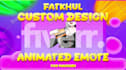 create custom made animated emote for twitch or discord