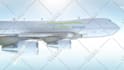 add your logo or text on a flying boeing plane