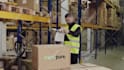 make logistics truck warehouse box delivery promo video