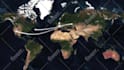 create a professional cinematic map animation