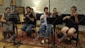 record live strings section in professional studio
