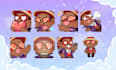 create chibi animated twitch emotes for you