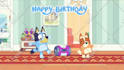 create a personalized birthday greeting video from bluey