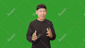 be your asian video spokesperson on green screen