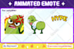 create custom twitch emotes animated GIF for twitch, discord, kick