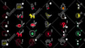 create an animated gif for logo, icon and character