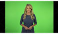 be your american female spokesperson, green screen