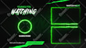 design animated outro video, ending screen for kick youtube twitch