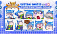 draw custom twitch emotes, chibi emotes, animated emotes, vtuber emotes for you