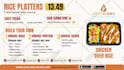 design digital menu, digital menu board or animated menu
