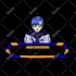 custom cute animated overlay design for vtuber or twitch streamers