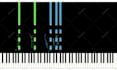 create a synthesia inspired piano video