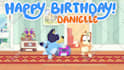 create a personalized birthday greeting video from bluey