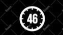 transparent countdown timer clock for fitness yoga workout