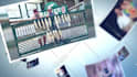 create  slideshow video with realistic 3d art gallery