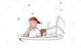 create a short 2d cartoon character animation