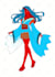 draw anime girl moefication gijinka from any object, fanart illustration