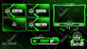 make custom professional animated twitch overlay, twitch stream overlay