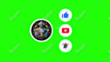 make youtube subscribe, follow reminders animation